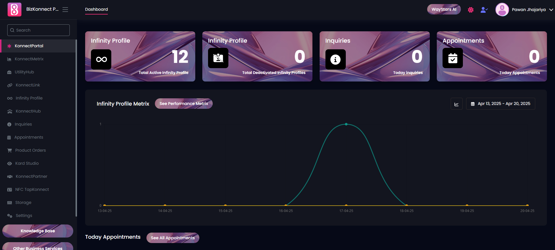 screenshot of BizKonnect Pro